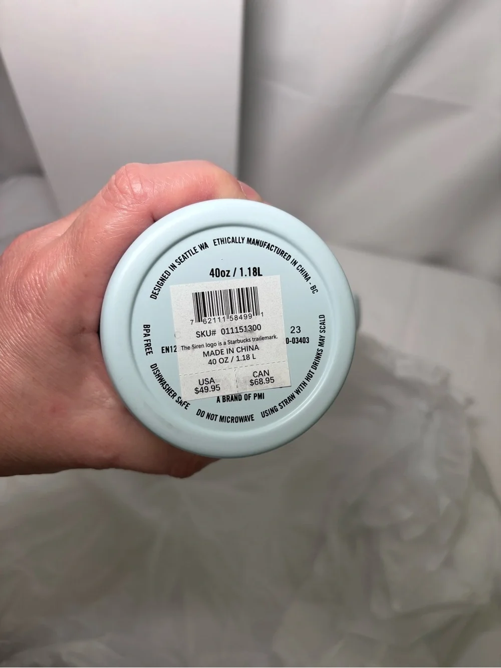 Stanley Starbucks Light Blue Spring 2024 40oz NEW WITH BOX